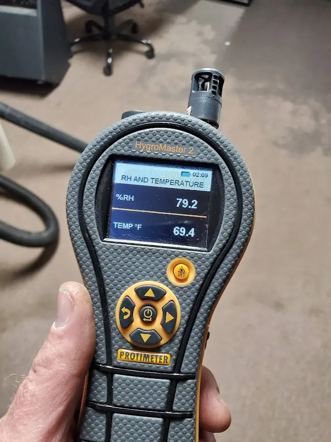 Moisture meter humidity assessment for Fire & Smoke Damage Restoration in Sunnyvale
